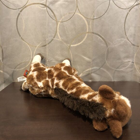 Realistic Giraffe Plush Stuffed Animal Safari Jungle Toy Soft 15" Tall Poseable - Picture 7 of 9